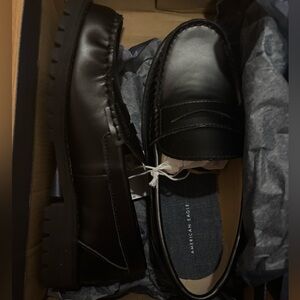 American Eagle Outfitters Black Loafers
